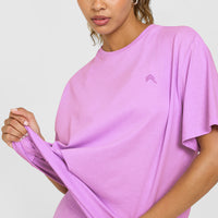 Classic Oversized Lightweight T-Shirt | Orchid Purple