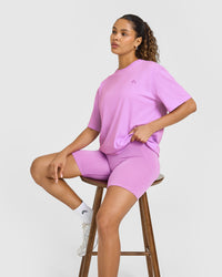 Classic Oversized Lightweight T-Shirt | Orchid Purple