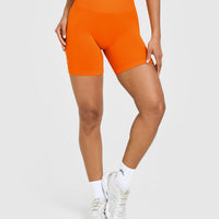 Effortless Seamless Shorts | Flame Orange