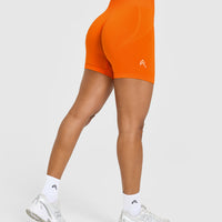 Effortless Seamless Shorts | Flame Orange