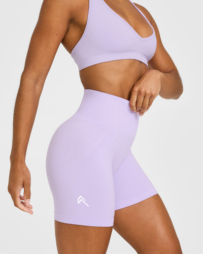 Effortless Seamless Shorts | Lavender Purple