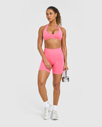 Effortless Seamless Shorts | Peony Pink