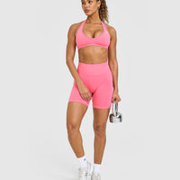 Effortless Seamless Shorts | Peony Pink