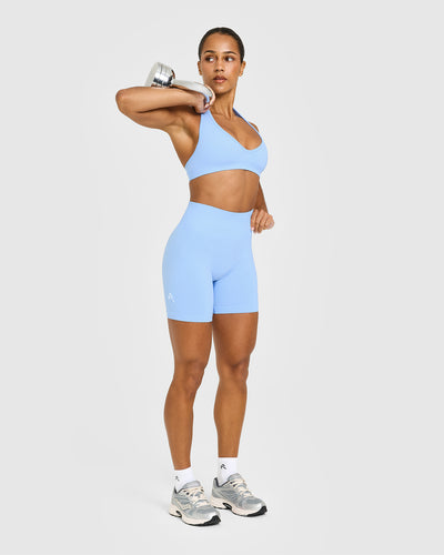 Effortless Seamless Shorts | Powdered Blue
