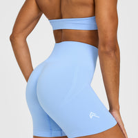 Effortless Seamless Shorts | Powdered Blue