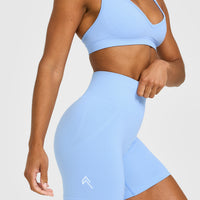 Effortless Seamless Shorts | Powdered Blue