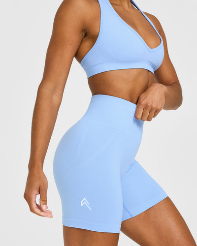Effortless Seamless Shorts | Powdered Blue