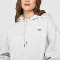 Foundations Oversized Hoodie | Light Grey Marl