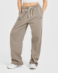 Raw Lounge Wide Leg Joggers | Washed Minky