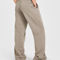 Raw Lounge Wide Leg Joggers | Washed Minky