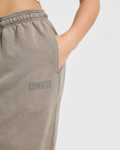 Raw Lounge Wide Leg Joggers | Washed Minky