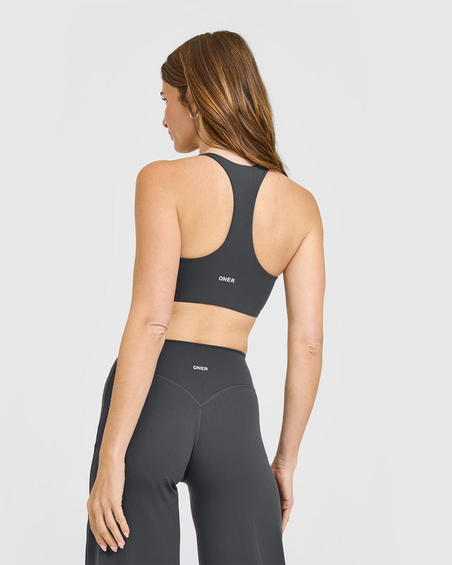 SoftMotion™ Sports Bra | Coal