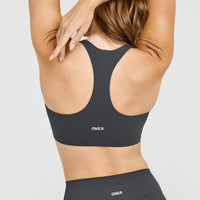 SoftMotion™ Sports Bra | Coal