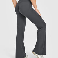 SoftMotion™ Flared Bottoms with White Logo | Coal