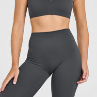 SoftMotion™ Flared Bottoms with White Logo | Coal