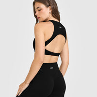 SoftMotion™ High Neck Sports Bra | Black