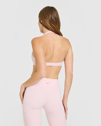 SoftMotion™ Minimal Halter Neck Bralette | Ballet Pink