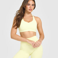 SoftMotion™ Sports Bra | Pastel Yellow