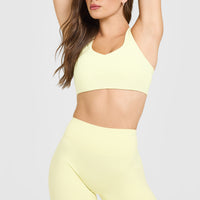 SoftMotion™ Sports Bra | Pastel Yellow