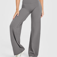 SoftMotion™ Straight Leg Bottoms | Ash Grey