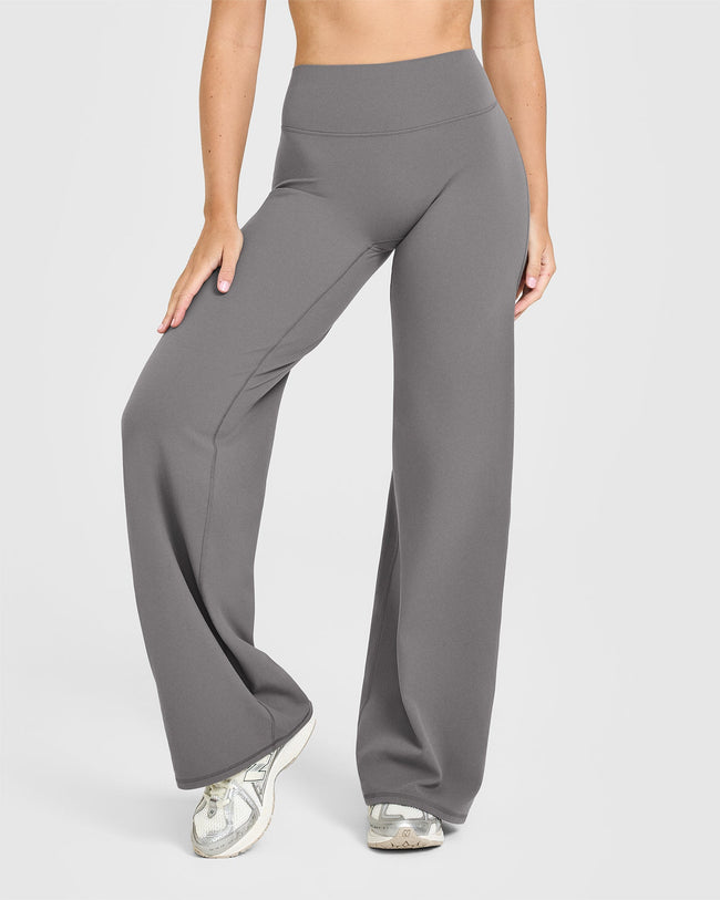 SoftMotion™ Straight Leg Bottoms | Ash Grey