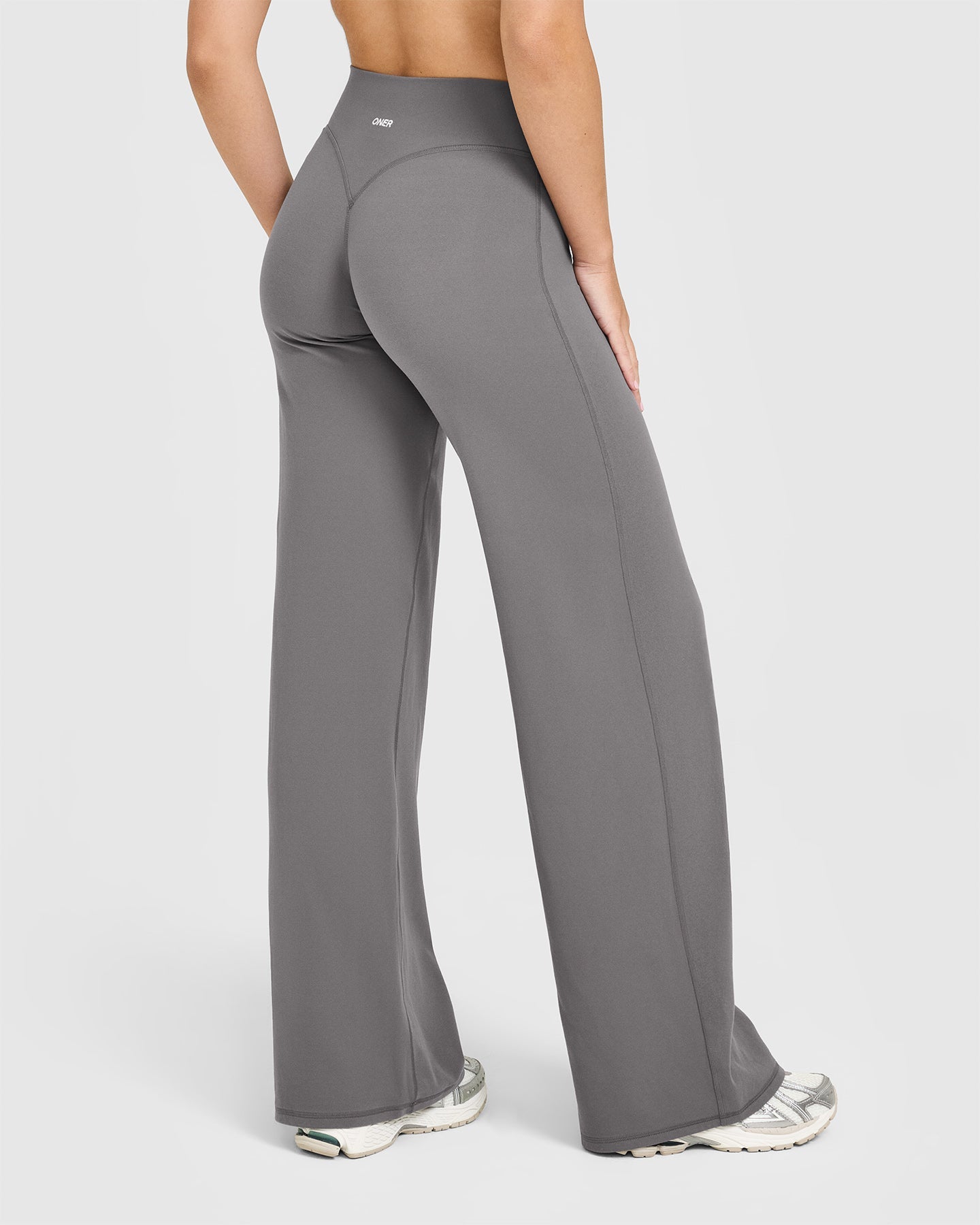 SoftMotion™ Straight Leg Bottoms | Ash Grey