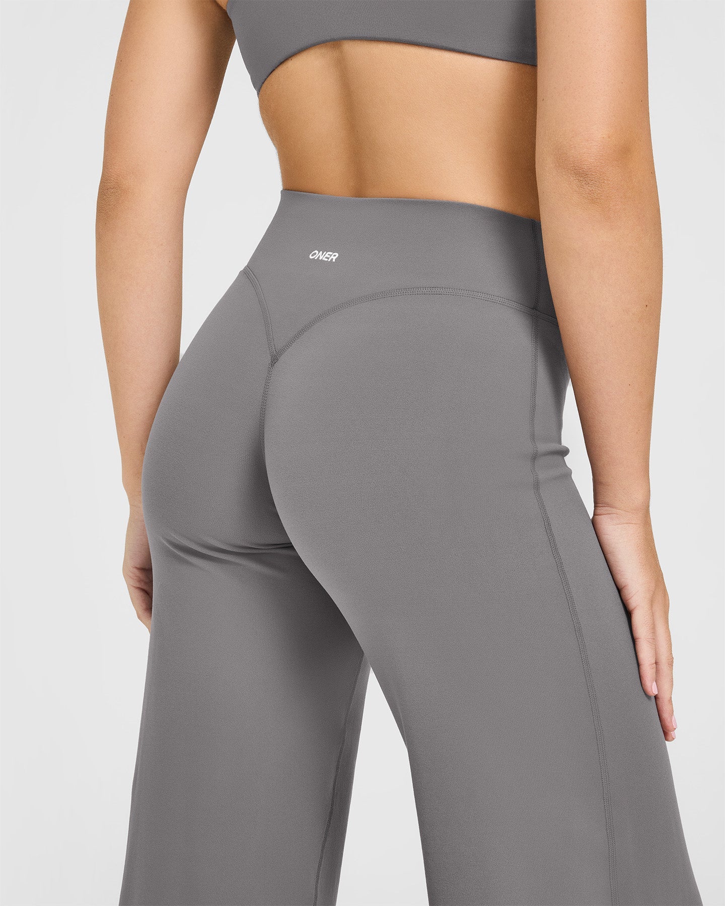 SoftMotion™ Straight Leg Bottoms | Ash Grey