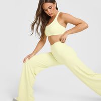 SoftMotion™ Straight Leg Bottoms | Pastel Yellow