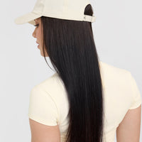 Classic Baseball Cap | Off White/Charged Orange