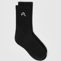 Crew Socks 3 Pack | Black