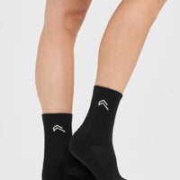 Crew Socks 3 Pack | Black
