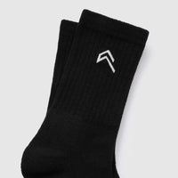 Crew Socks 3 Pack | Black