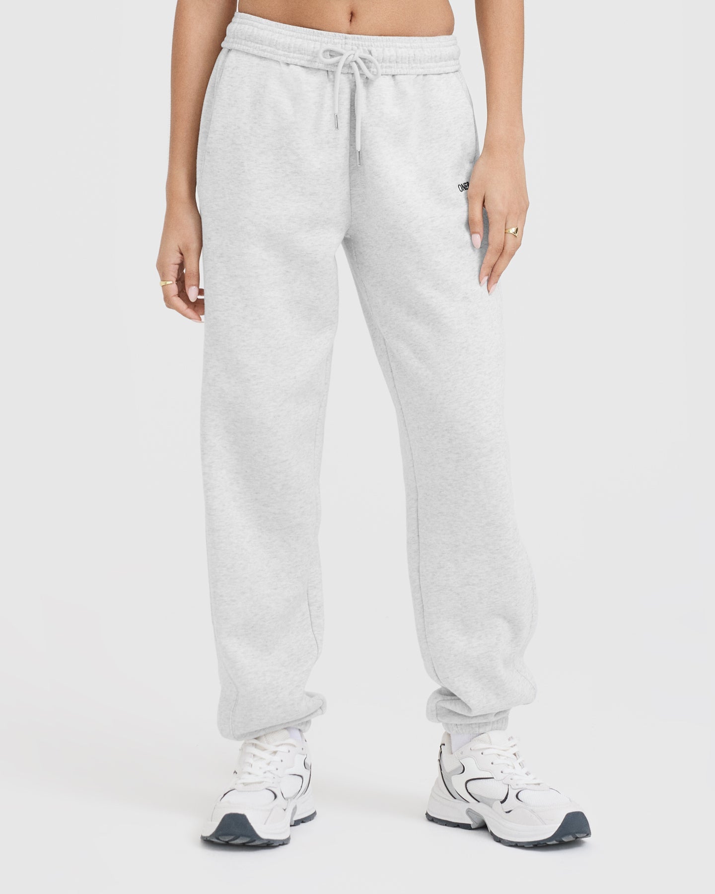 Foundations Joggers | Light Grey Marl
