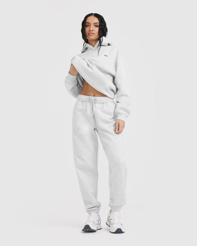 Foundations Joggers | Light Grey Marl