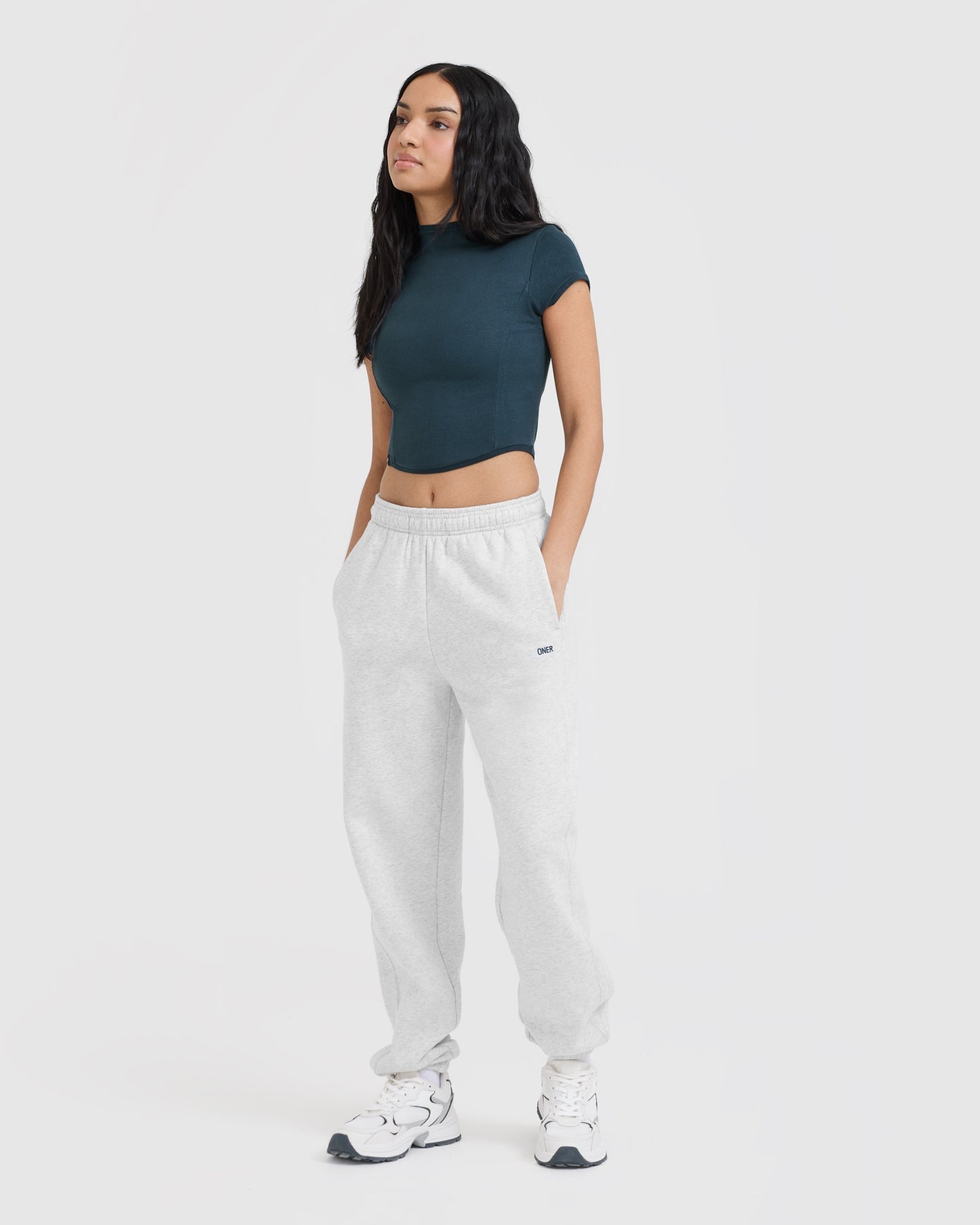 Foundations Joggers | Light Grey Marl