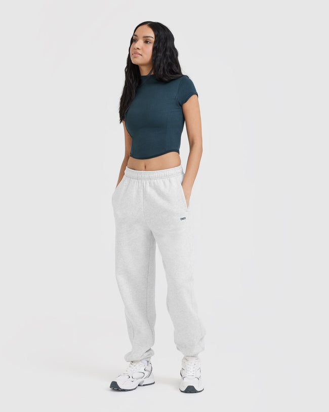 Foundations Joggers | Light Grey Marl