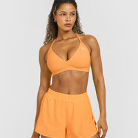 EasyLift™ Ultra Minimal V Neck Bralette | Powdered Orange