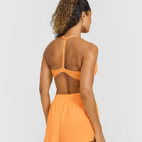 EasyLift™ Ultra Minimal V Neck Bralette | Powdered Orange