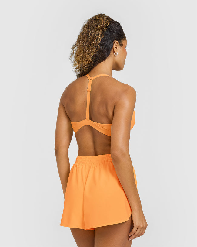EasyLift™ Ultra Minimal V Neck Bralette | Powdered Orange