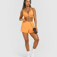 EasyLift™ Ultra Minimal V Neck Bralette | Powdered Orange