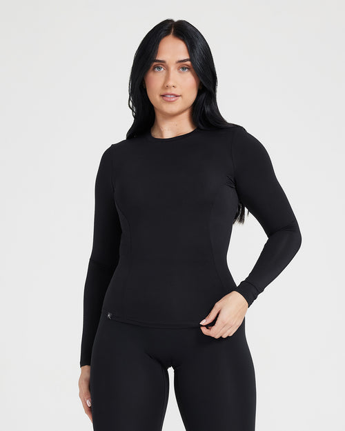 Oner Modal Mellow™ Soft Long Sleeve Top | Black