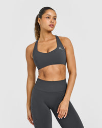 EasyLift™ Cross Back Sports Bra | Coal