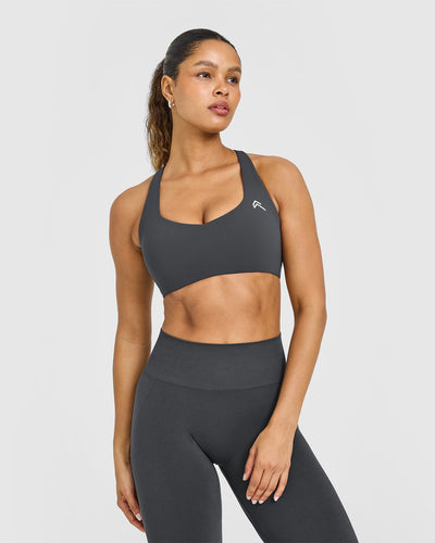EasyLift™ Cross Back Sports Bra | Coal