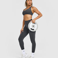 EasyLift™ Cross Back Sports Bra | Coal