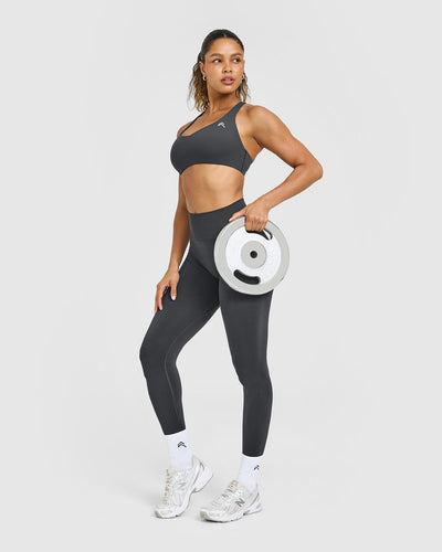 EasyLift™ Cross Back Sports Bra | Coal