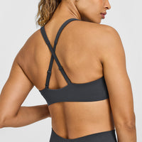 EasyLift™ Cross Back Sports Bra | Coal