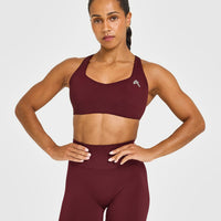 EasyLift™ Cross Back Sports Bra | Rosewood