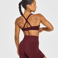 EasyLift™ Cross Back Sports Bra | Rosewood