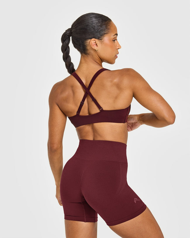 EasyLift™ Cross Back Sports Bra | Rosewood