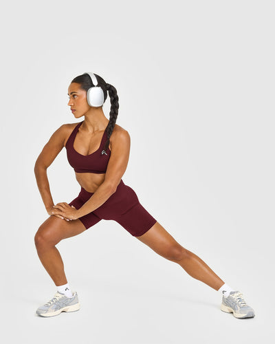 EasyLift™ Cross Back Sports Bra | Rosewood